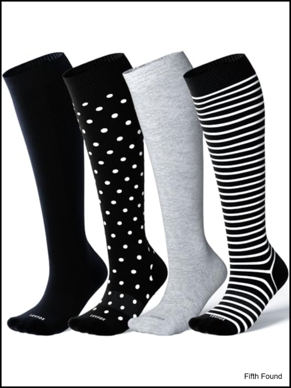 Viscose from Bamboo Compression Socks 20-30 mmHg Knee High Support